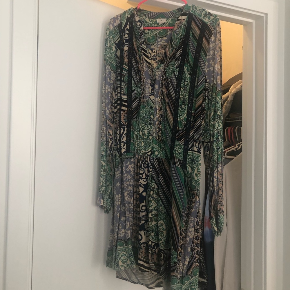 Perfect condition multi colored long sleeve dress from Tiny
